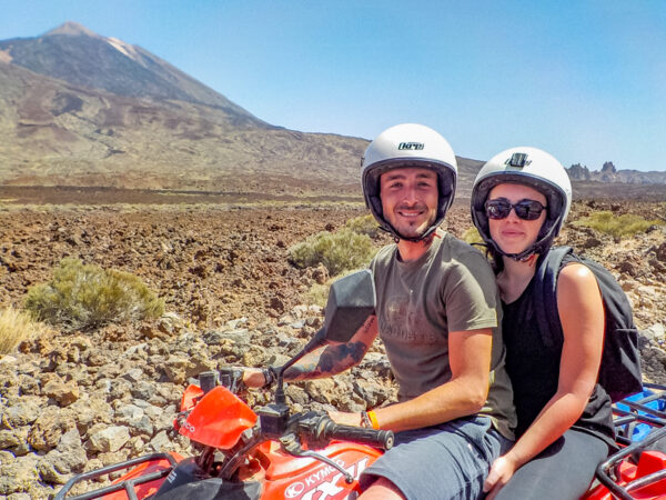 Quady na Teneryfie wulkan El Teide
